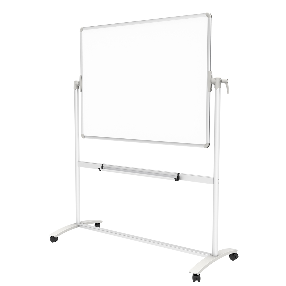 VIZ-PRO Double-Sided Non-Magnetic Office Whiteboard