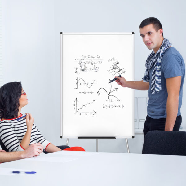 VIZ-PRO Light Whiteboard/Flipchart Easel - Image 7