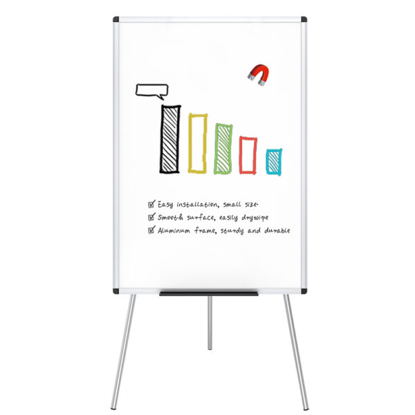 VIZ-PRO Light Whiteboard/Flipchart Easel