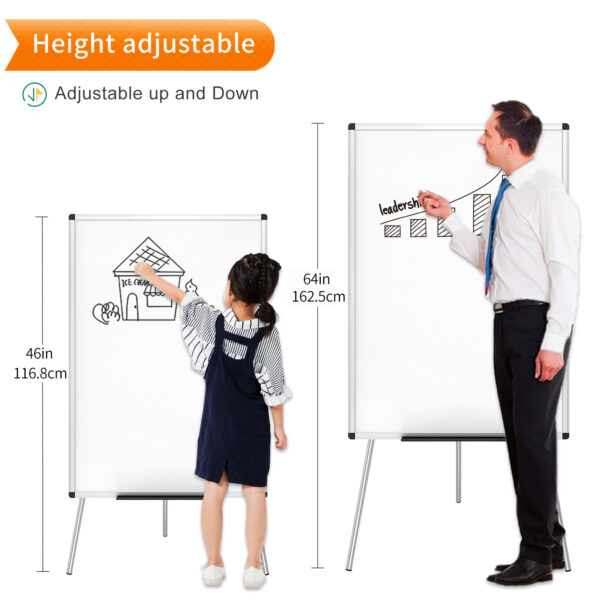VIZ-PRO Light Whiteboard/Flipchart Easel - Image 3