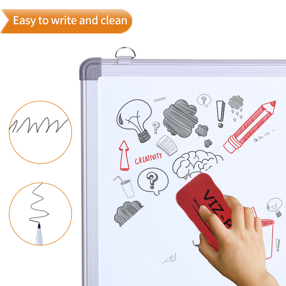 VIZ-PRO Small Dry Erase White Board/Whiteboard | VIZ-PRO