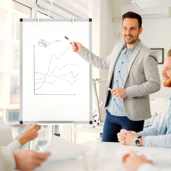 VIZ-PRO ECO Magnetic Mobile Whiteboard, 36 X 24 Inches - Image 5