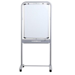 VIZ-PRO-Double-sided-Magnetic-Mobile-Whiteboard-Portrait-Orientation-Steel-Stand-B01ISJHKKW
