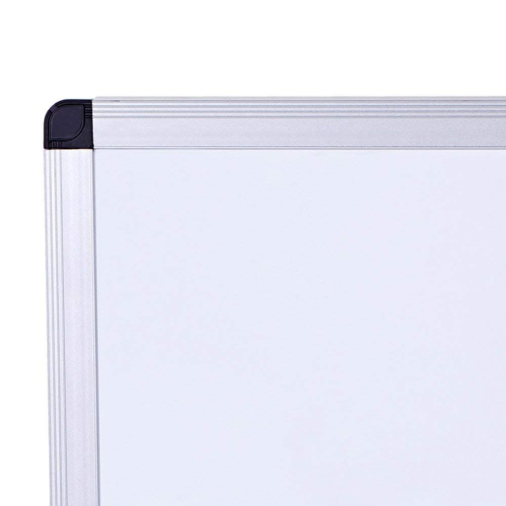 Double Sided Dry Erase Whiteboard, Melamine, 96 x 48