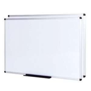 VIZ-PRO-Dry-Erase-Board-Melamine-Silver-Aluminium-Frame-B078W7P6KK