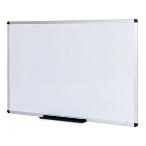 VIZ-PRO-Magnetic-Dry-Erase-Board-Silver-Aluminium-Frame-B01CXYOI76