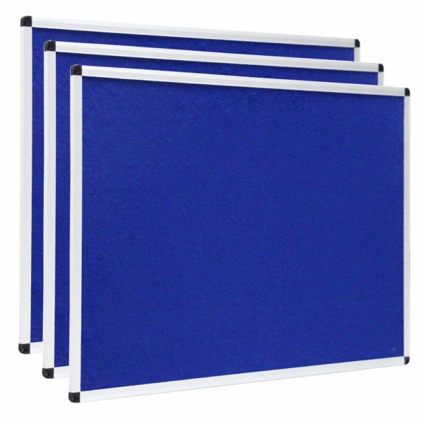 VIZ-PRO-Notice-Board-Felt-Blue-Silver-Aluminium-Frame-B00XIXA5Y2