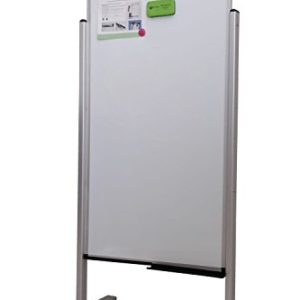 VIZ-PRO Portrait Double-Sided Magnetic Stand Whiteboard