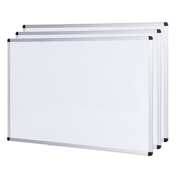 VIZ-PRO Magnetic Dry Erase Board and Cork Notice Board Combination White Bulletin Board for School Office and Home 36 X 24 Inches 