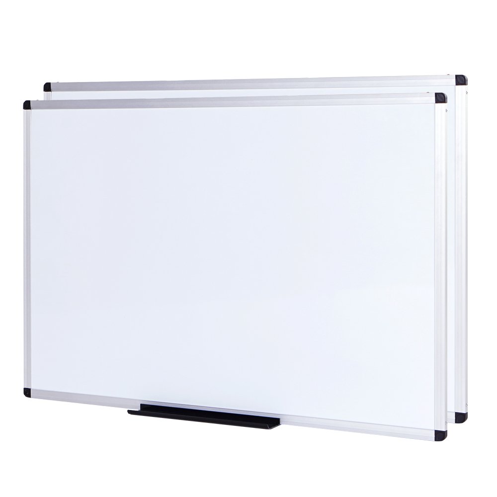 VIZ-PRO Magnetisch Whiteboard 60x45 Cm - Met Aluminium Frame - Droog Uitwisbaar